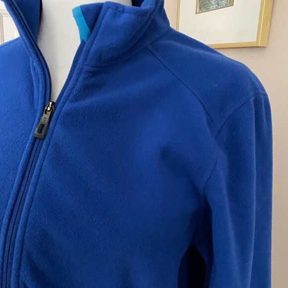 L.L. Bean Polartec Windbloc Blue Zip Up Athletic Jacket SZ S - Picture 5 of 15